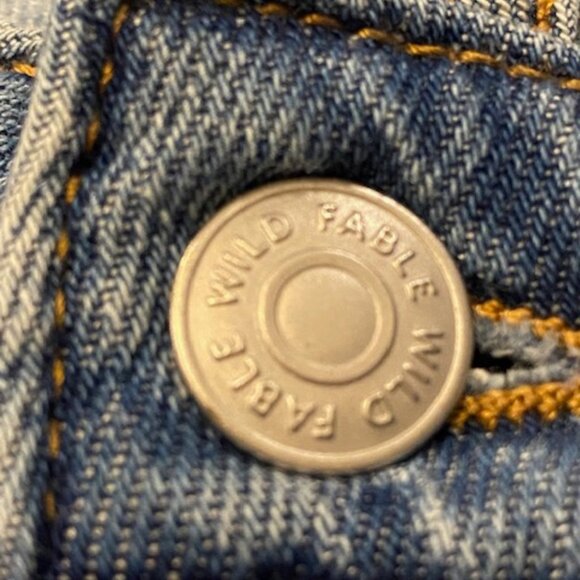 Wild Fable Baggy Cargo Jeans 00R Pockets, Skater, Wide Leg, soft, Teens - Picture 4 of 16